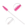 thumbnail image 3 of Unique Bargains 100 Pcs Portable Eyelash Brush for Vacation Rose Pink Faux Crystal Rob Nylon, 3 of 5