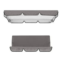 Replacement Canopy Swing Seat Chair of 3 Seaters Waterproof/Uv Resistant Patio Garden Swing Top Hammock Cover Roof for Outdoor Yard Poolside Balcony Clearance
