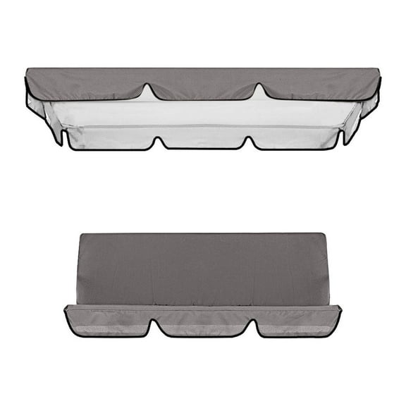 Vacemry Under $5 Large Garden Swing Cover, Replacement Canopy and Seat Cover, Outdoor Patio Hammock Protection, Oxford Cloth, Weatherproof, for Relaxing, Reading, Picnic, Durable, Easy to Clean