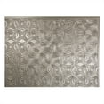 thumbnail image 3 of FASÄDE Lotus Decorative Vinyl Backsplash 15 sq ft Kit in Brushed Nickel, 3 of 6