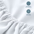 thumbnail image 7 of Bare Home 2-Pack Fitted Sheets - Premium 1800 Collection - Ultra-soft - Deep Pocket - Twin XL, White, 7 of 7