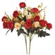 thumbnail image 1 of Flores artificiales, 2 paquetes de rosas artificiales. 24 flores de, 1 of 6