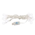 thumbnail image 3 of Cadena de Luces de Bola Cadena de Lámpara LED de Colores Alimentada por USB con Control Remoto 8 Modos Luces de Cadena de Hadas Esféricas Decorativas Impermeables para Boda de, 3 of 8
