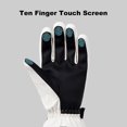 thumbnail image 3 of Guantes de bicicleta unisex con pantalla táctil transpirables duraderos para hombre y mujer manoplas cálidas de invierno, 3 of 9