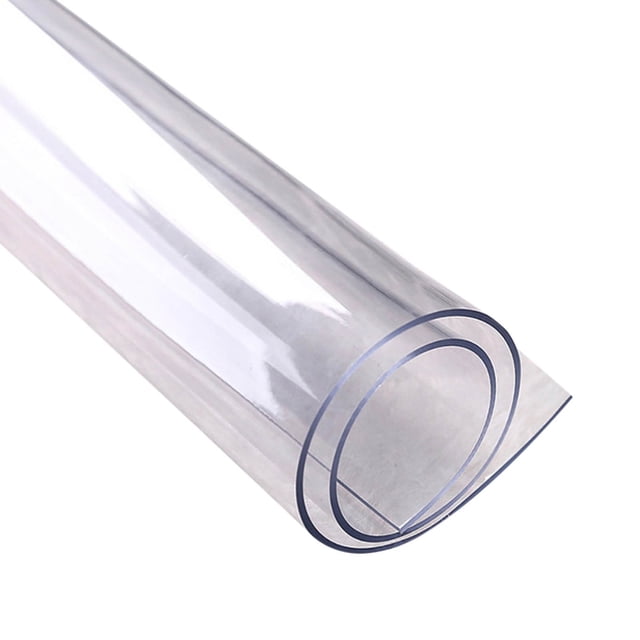 Alfombrillas SHENGXINY, protector de suelo transparente de 1,5 mm de grosor, antideslizantes de PVC para pasillos, de vinilo, fáciles de limpiar.