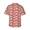 thumbnail image 3 of Goofa Cute French Bulldog Hawaiian Shirt for Men, Unisex Summer Beach Casual Short Sleeve Button Down Shirts,Aloha Tropical Floral print shirt-3X-Large, 3 of 9