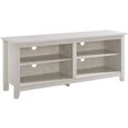 thumbnail image 1 of Pemberly Row 58" TV Stand in White Wash, 1 of 4