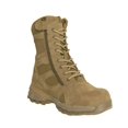 thumbnail image 1 of Rothco 8 Inch Forced Entry Tactical Boot with Side Zipper & Composite Toe (AR 670-1 Coyote Brown, 13), 1 of 5