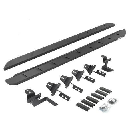 Go Rhino 63450568SPC RB10 Slim Line Running Boards with Mounting Brackets Kit For Jeep 18 Wrangler JK, Jeep 07-17 Wrangler Fits select: 2008,2015-2018 JEEP WRANGLER UNLIMITED