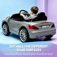 thumbnail image 2 of Xuanlur 12V Power Ride on Toys for Toddlers, Licensed Mercedes-Benz Ride on Cars for Kids, Kid Electric Car, Aged 1-4Y, Grey, 2 of 7