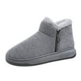 thumbnail image 1 of Casa Botines Zapatos Mujeres Hombres Con Forro Piel Felpa para Interiores, 1 of 9