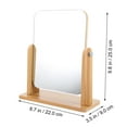 thumbnail image 4 of Miangastore 1 Pc Desktop Cosmetic Mirror Makeup Mirror With Base for Home Bathroom, 4 of 8