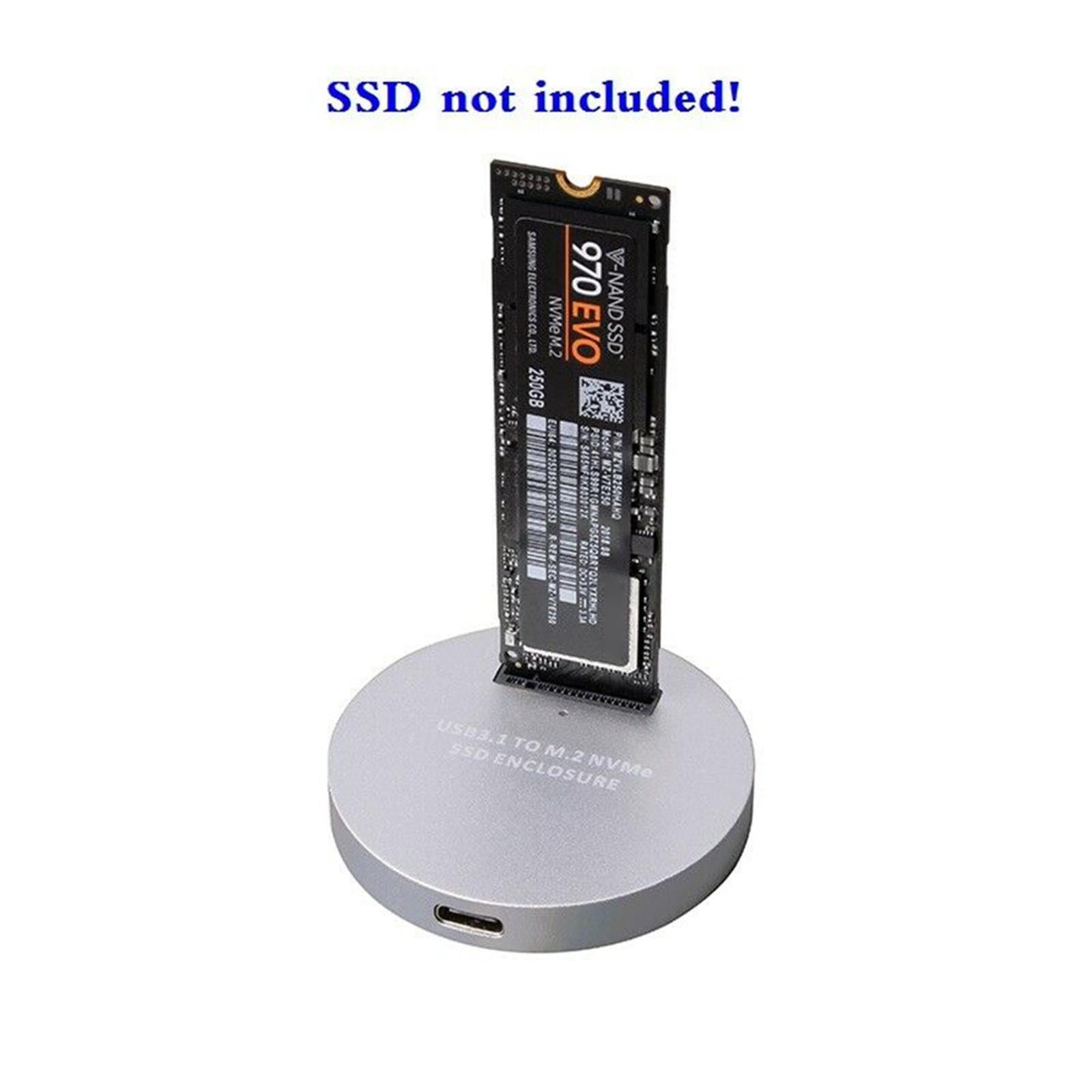 Aluminum M.2 NVME PCIe SSD Enclosure Hard Case M-Key SSD to Type-C USB 3.1 USB3.0 NEW Box