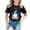 Black, variant on Girls Easter Shirt Size 7 Rabbit Print Short Sleeve T Shirt Top Casual Easter Day Summer Tops T-Shirt Boys & Girls Shirts