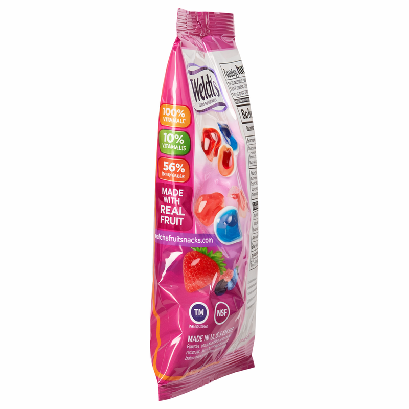Welch’s Juicefuls Juicy Fruit Snacks Berry Blast – 12 Pack, 4 oz Bags, Real Fruit Filled Gummies