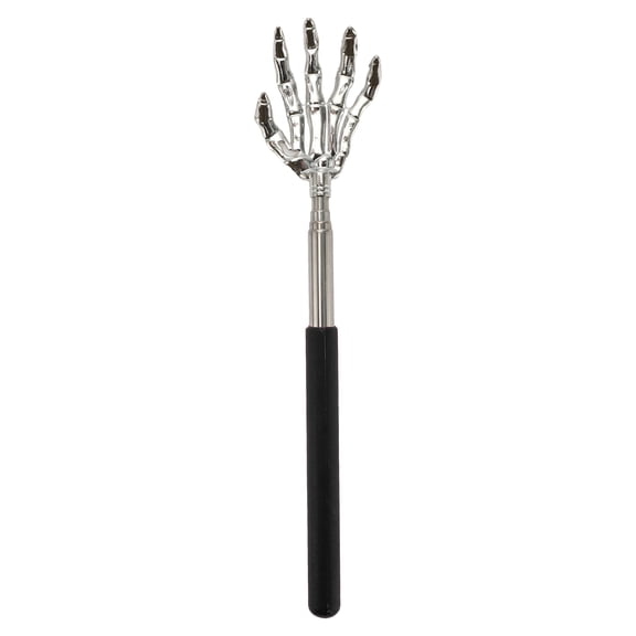 Vocoste 1 Pc Hand Shaped Extendable Back Massager for Bedroom Travel Hotel Black Stainless Steel