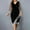 Black, variant on Nnhblu Casual Dresses for Women Summer Mesh Dresses Half Sleeve Black - S