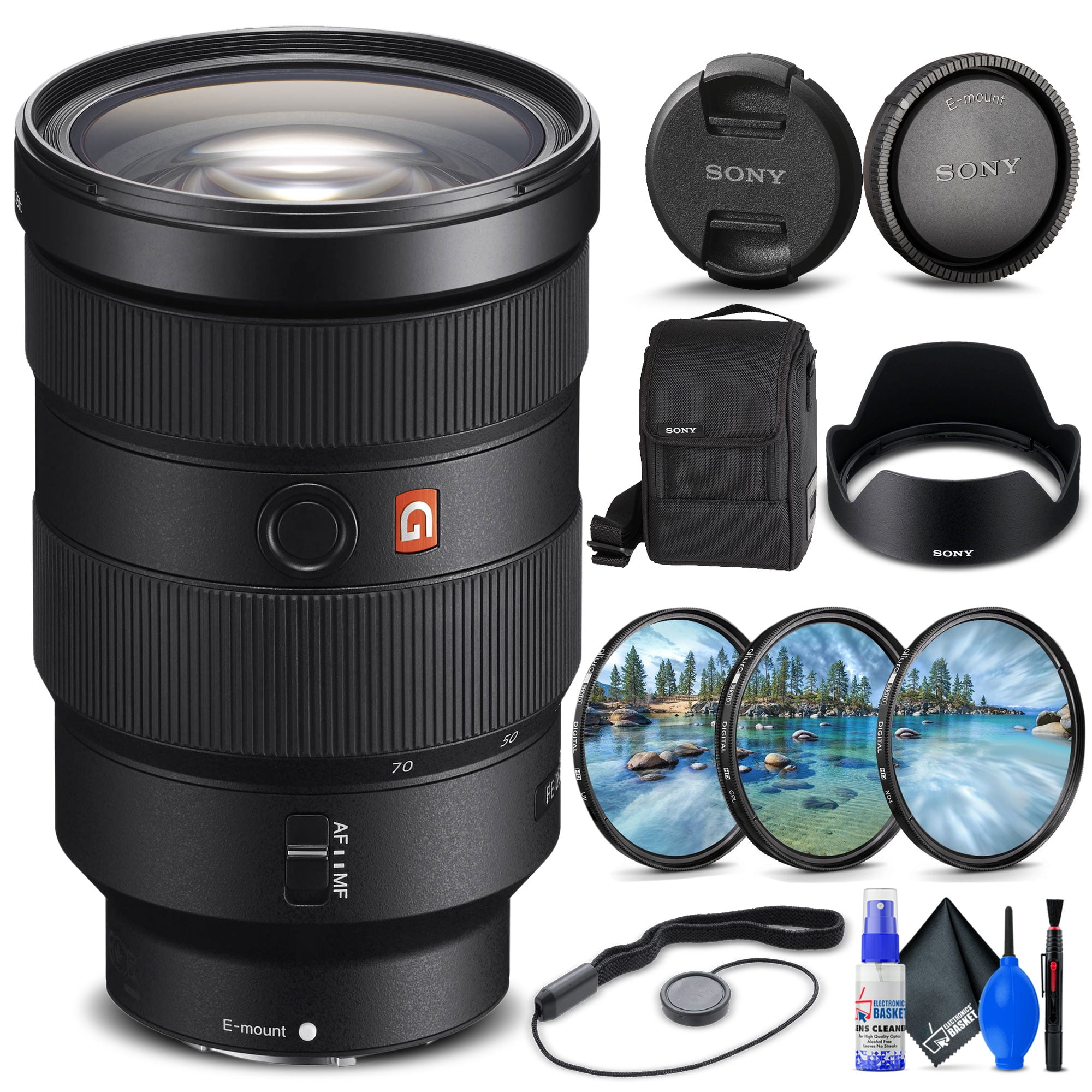 Sony FE 24-70mm f/2.8 GM II Lens SEL2470GM2 - 7PC Accessory Bundle