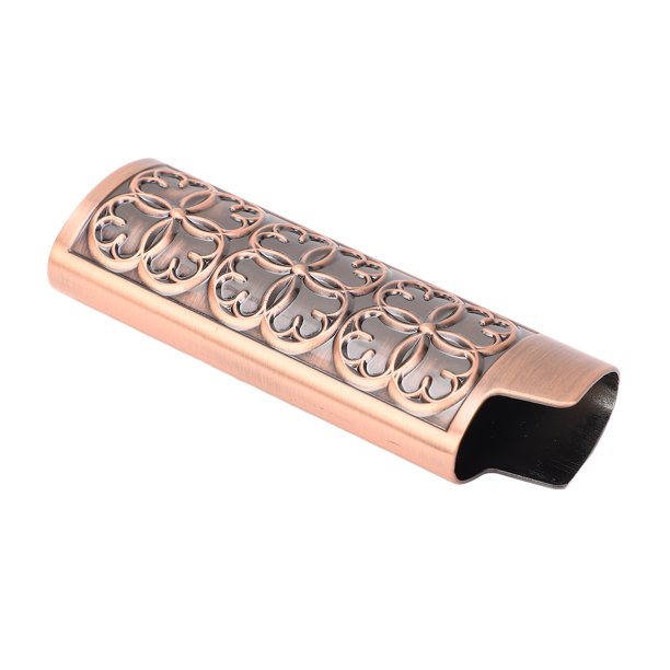 Soporte De Cubierta De Caja De Encendedor De Metal Vintage, Funda Protectora De Encendedor Estampada De aleación De Aluminio Funda Floral En Relieve Vintage Funda De Encendedor