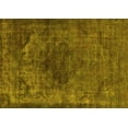 thumbnail image 1 of Ahgly Company Machine Washable Indoor Rectangle Oriental Yellow Industrial Area Rugs, 2' x 3', 1 of 4