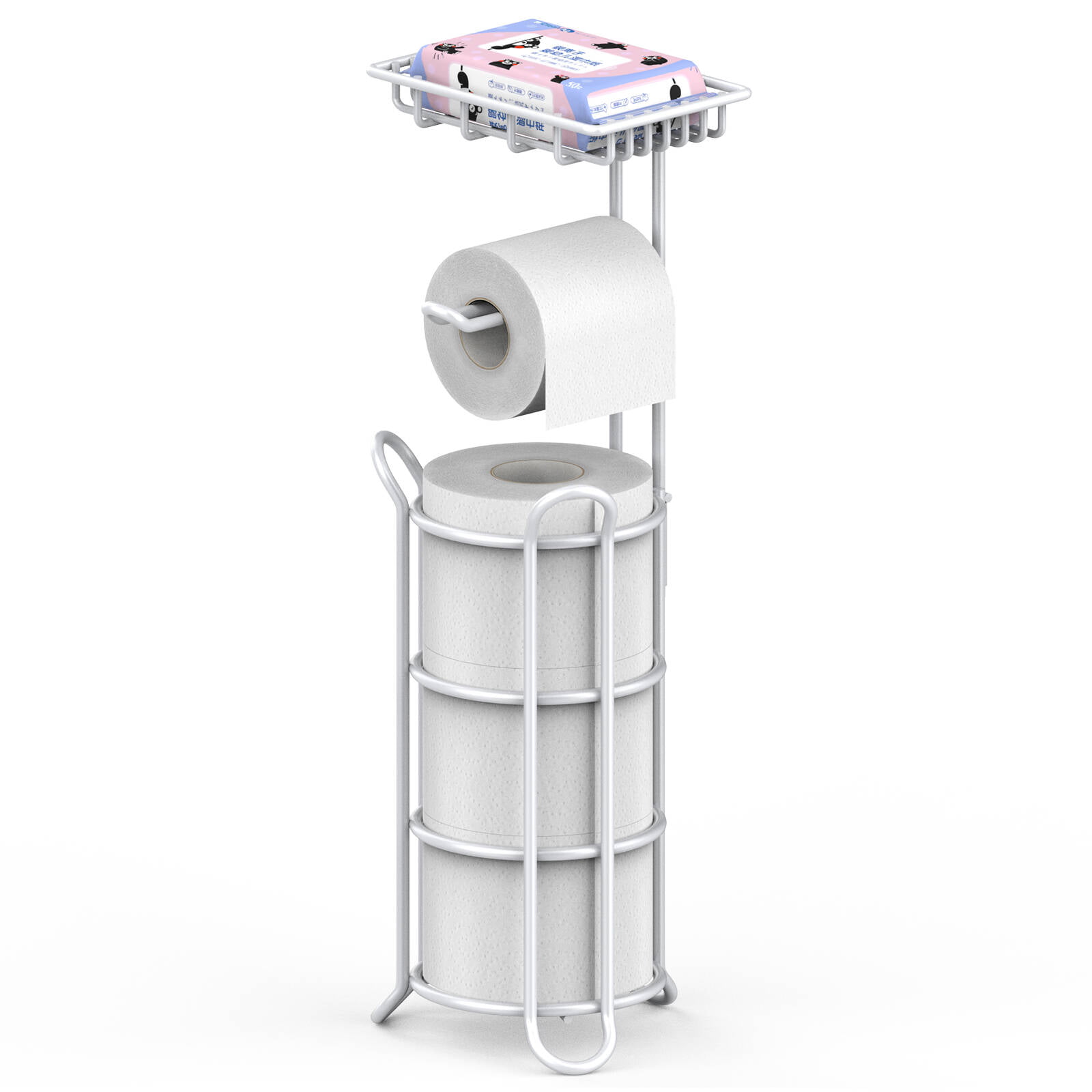 Costway Free Standing Toilet Paper Roll Holder for Bathroom Storage, 1 unit  - Kroger