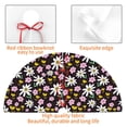 thumbnail image 4 of Sikiie Daisies Flowers 30-48 inches {designName} Print Christmas Tree Skirt Snowman Xmas Tree Skirt with Edge Christmas Decorations for Holiday Party48", 4 of 7
