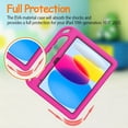 thumbnail image 4 of SUPNICE Kids Case with Built-in Screen Protector for New iPad 11-inch (A16) 2025 / iPad 10th Generation 2022(10.9 inch) with Shockproof Handle Stand Case for iPad 11/10.9 Inch,Pink, 4 of 8