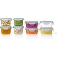 thumbnail image 5 of Mini Reusable 5 Ounce Rectangular and 7 Ounce Square Tempered Glass Food Storage Container Set for Fridge and Freezer, 8 Piece Set, 5 of 5