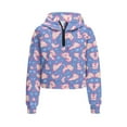 thumbnail image 4 of Chririnla Cute Axolotls Love Heart Print Casual Pullover Athletic Zip Up with Pocket Lightweight Sweatshirt Christmas Sweatshirt Size 7-8, 4 of 7