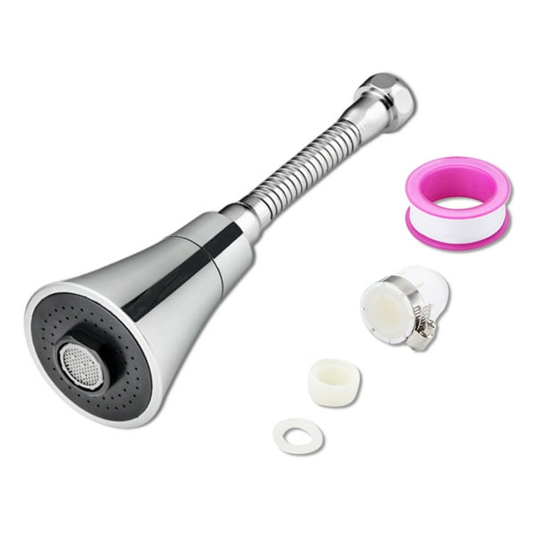 Machinehome Flexible Adjustable Sink Antisplash Faucet Extender High Pressure Watersaving Leak
