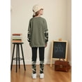 thumbnail image 2 of Hotiary 2Pcs Teens Little Girls Tracksuit Pant Outfit Sets Long Sleeve Sweatshirt & Leggings Color-Block Hoodie Top Sweapants Winter Fall Clothes, 6-14 Years, 2 of 8