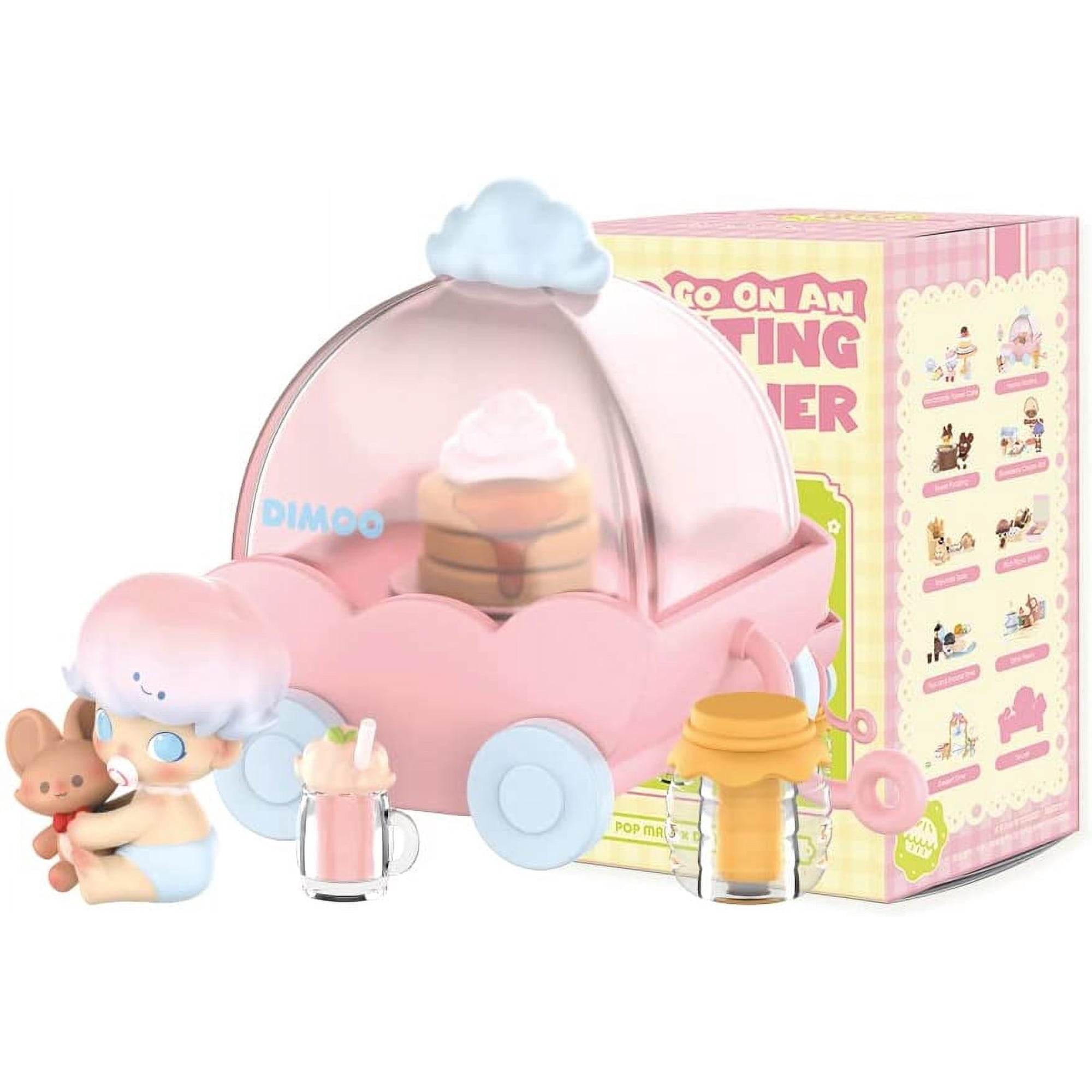 POP MART DIMOO Go on an Outing Together Blind Box Figures, Random