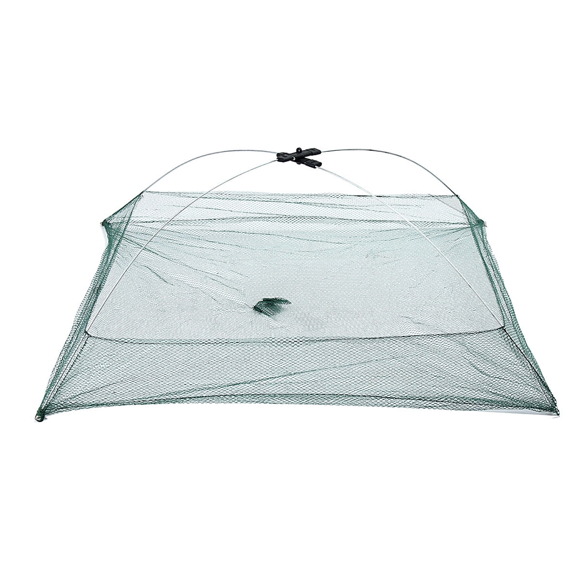 60cm Folded Fishing Net Small Fish Shrimp Minnow Crab Baits Cast Mesh Cage Trap