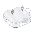 thumbnail image 3 of Siruishop Dried Fruit Plate Modern Divided Serving Dishes for Room Home, 3 of 8