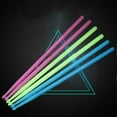 thumbnail image 4 of YongCo Luminous Drumsticks 5A Fluorescent Nylon Drum Sticks Cool Stage Glow in The Dark Drumsticks Drum Accessories Durable, 4 of 7