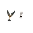 thumbnail image 5 of CoudarTitie Resin Astronaut Spreading Wing Statue Sculpture Feng Shui Ornament Decorative Tabletop Punk Creative Modern Figurine for Fireplace Shelf Desk Housewarming Gift, 5 of 8