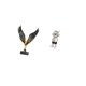 thumbnail image 5 of Estatua de la casa,Estatua de ala hecha a mano,artesanía de resina para cafetería,Escultura de alas extendidas,adorno artesanal,Figura de escritorio,Estante con estatua de astronauta para, 5 of 8