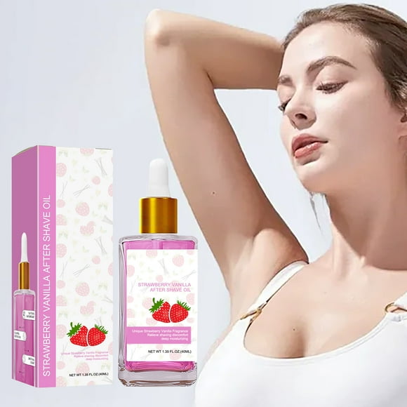 Oefntac up to 40% off Gifts Body Oil 40ml Women's Aftershave Oil Skin Luxurious Aftershave Oil Strawberry Soothing and Moisturizing Aftershave Lotion Suitable for Daily Use