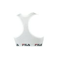 thumbnail image 2 of Fila Ladies Bustier - Unpadded Bra, Without Hanger, Cotton, Unicolor White S (Small), 2 of 2