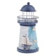thumbnail image 2 of de faro de hierro artesanal con luces para , jardín, decoración de habitación con temática náutica S Gloria Ornamento del faro, 2 of 9