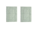 thumbnail image 2 of Better Trends Premium 2 Piece Bathroom Rug Set 100% Cotton, Extra Soft Tufted Bath Mat, Water Absorbent & Reversible Mat, Dark Sage Lux Collection, 2 of 2