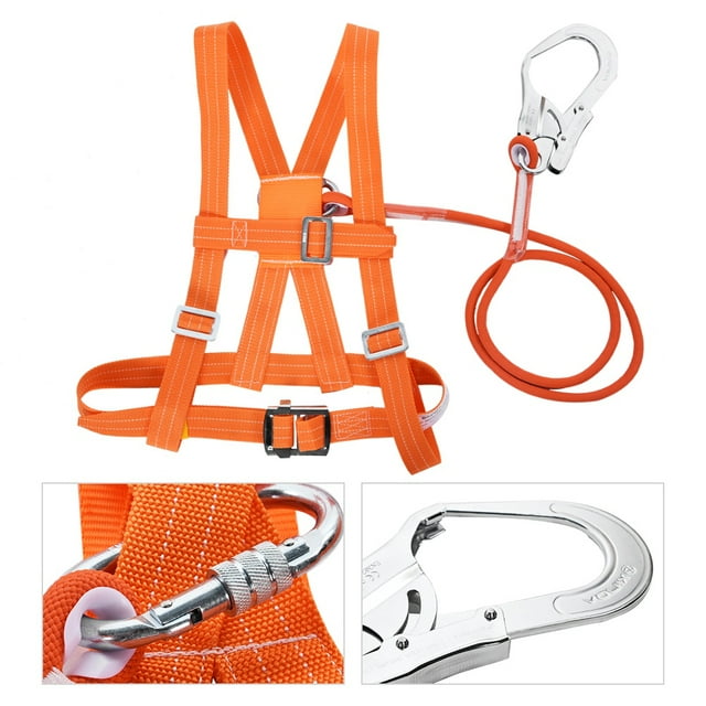 Spptty 6 Types Harnais d'Escalade Réglable Extérieur Ceinture de Sécurité Corde de Sauvetage Travail Aérien, Harnais de Travail Aérien, Harnais d'Escalade Aérien