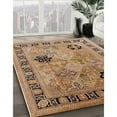thumbnail image 2 of Ahgly Company Indoor Rectangle Mid-Century Modern SandyBrown Oriental Area Rugs, 7' x 10', 2 of 6