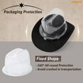 thumbnail image 6 of WHIPPY Western Cowboy Hat for Men Women Adjustable Cowgirl Hat Wide Brim Beach Cowboy Hat, 6 of 6