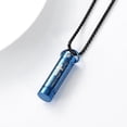 thumbnail image 4 of Unisex Crystal Cylinder Urn Necklace for Ashes Cross Memorial Keepsake Jewelry Stainless Steel Cylinder Urn Jewelry, 4 of 6