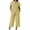 Yellow, variant on asjyhkr 2 Piece Sets for Women Casual Short Sleeve Button down Shirts Wide Leg Cropped Pants Summer Dailywear Comfy Outfits(X-Large,Yellow)
