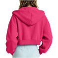 thumbnail image 7 of Shadoumai Girls Cropped Zip Up Hoodie Long Sleeve Sweatshirts For Teen Girls Fashion Fall Fashion Casual Jackets With Pockets, 7 of 7