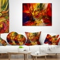 thumbnail image 4 of Designart Illusions of Stained Glass - Abstract Throw Pillow - 18x18, 4 of 5