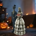 thumbnail image 6 of HCTSHG Skeleton Bride and Groom - Figurines Decorations - Halloween Gothic Wedding Cake Topper Decor (Skeleton Couple), 6 of 9
