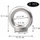 thumbnail image 2 of Dinheiro Tuerca anular M10, 6 piezas, tuerca de ojo de elevación de rosca de acero inoxidable 304, tuercas de ojal para accesorios de elevación, 2 of 5